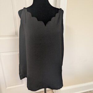 Silver Icing Black Scalloped Camisole (XL/44)